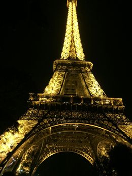 Photo of The Eiffel tower at night you can see it twinkle on the hour and bike through the park on your way back , taylornjohns - June 2016