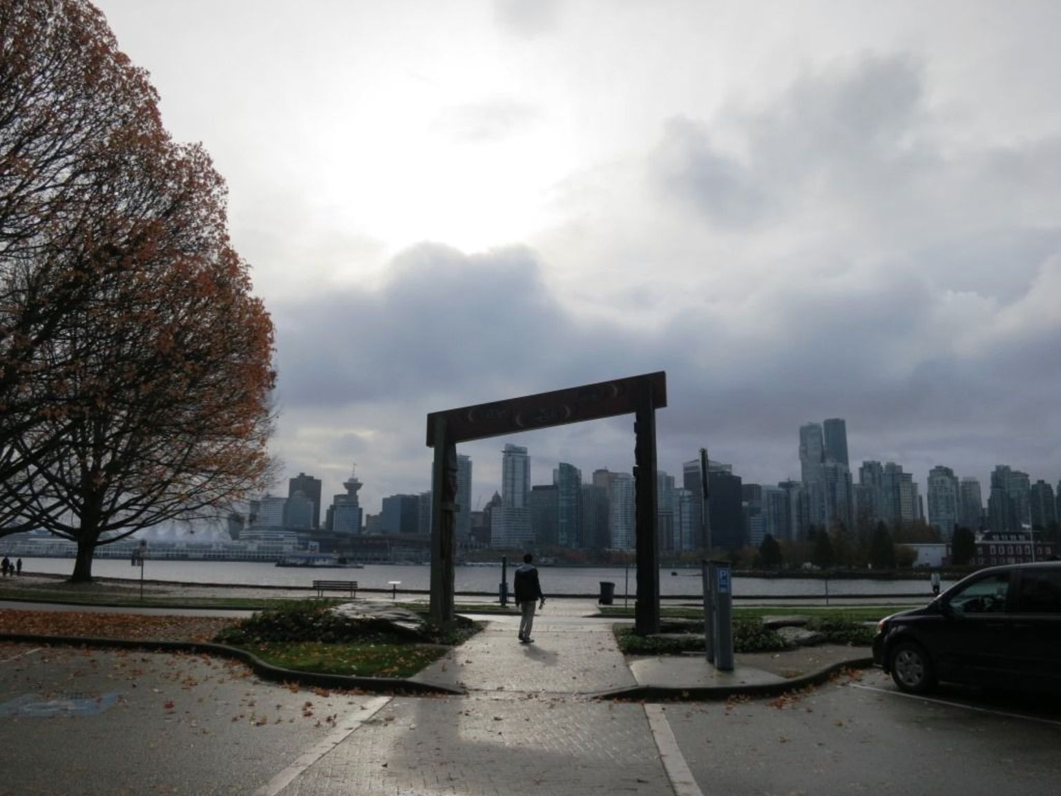 View from Stanley Park on Downtown