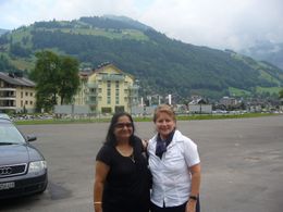 Photo of Engelberg, Switzerland That's our experienced, informative, energetic, and knowledgeable guide in Engelberg - December 2011