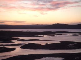 Photo of Thingvallavatn Sunrise over the lake at Thingvallir - a fantastic start to the tour., Sarah C - February 2010