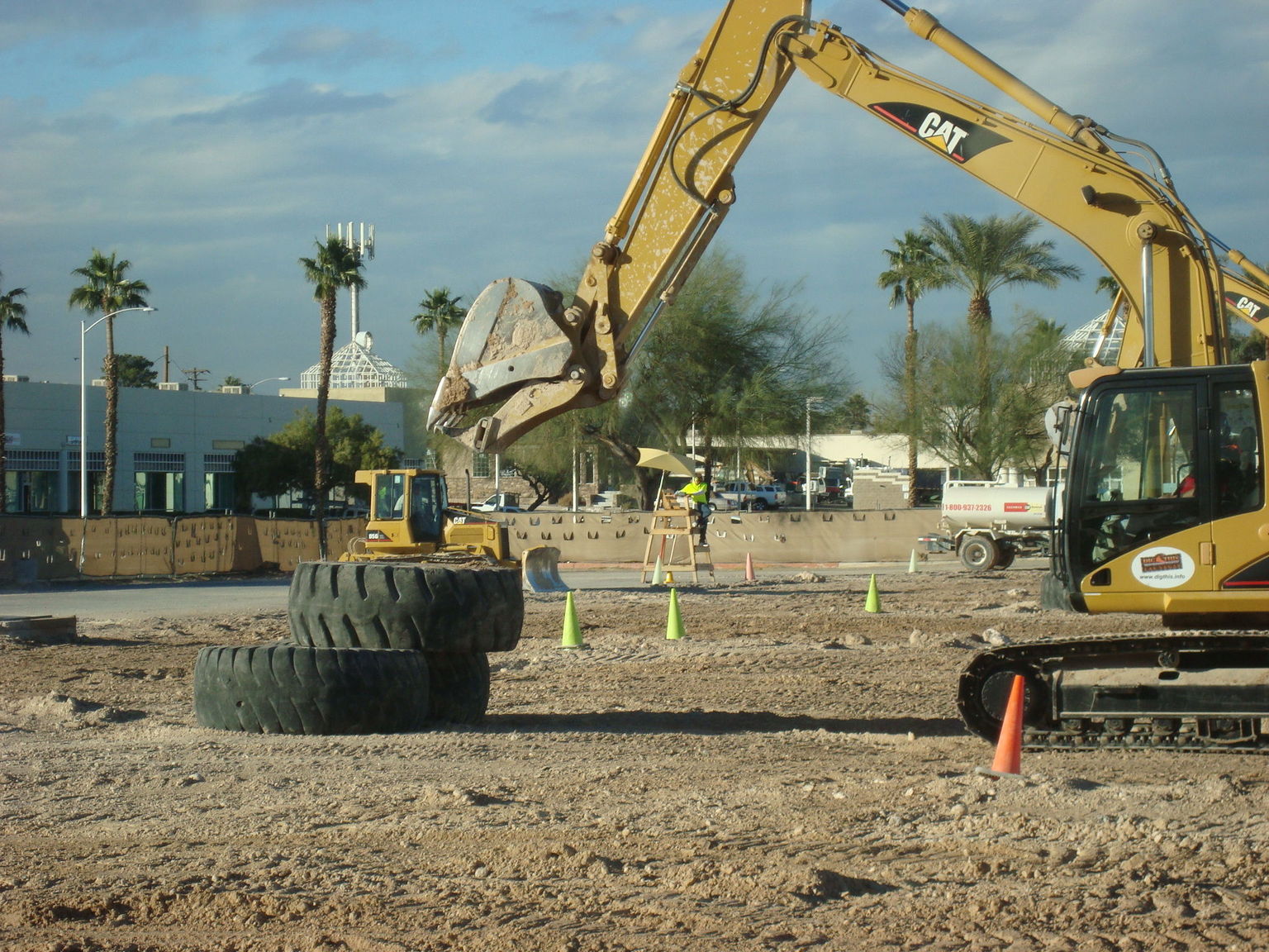 Lifting massive tires