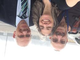 Photo of Me, John and Andrea I don't know why this photo comes in upside down. I've tried rotating it and importing an upside down one, but it does the same thing. , Lisa L - September 2016
