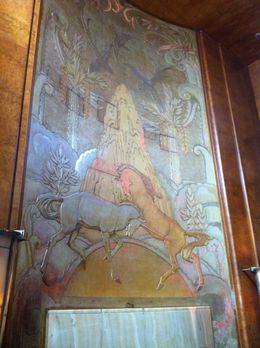 Photo of Queen Mary Artwork in the formal dining room. No expense was spared!, JennyC - February 2012