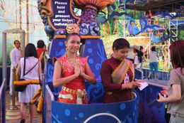 Photo of FantaSea Friendly Staff Welcome by the friendly staff at the entrance to FantaSea, Phuket - June 2011
