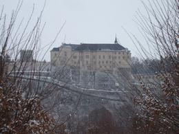 Photo of Hrad Cesky Sternberg View from the Village. Don't worry you drive up there. This is a very beautiful and majestic castle. You are only able to see the 2nd floor as the current owner still lives on the 1st floor., Karl G - February 2009