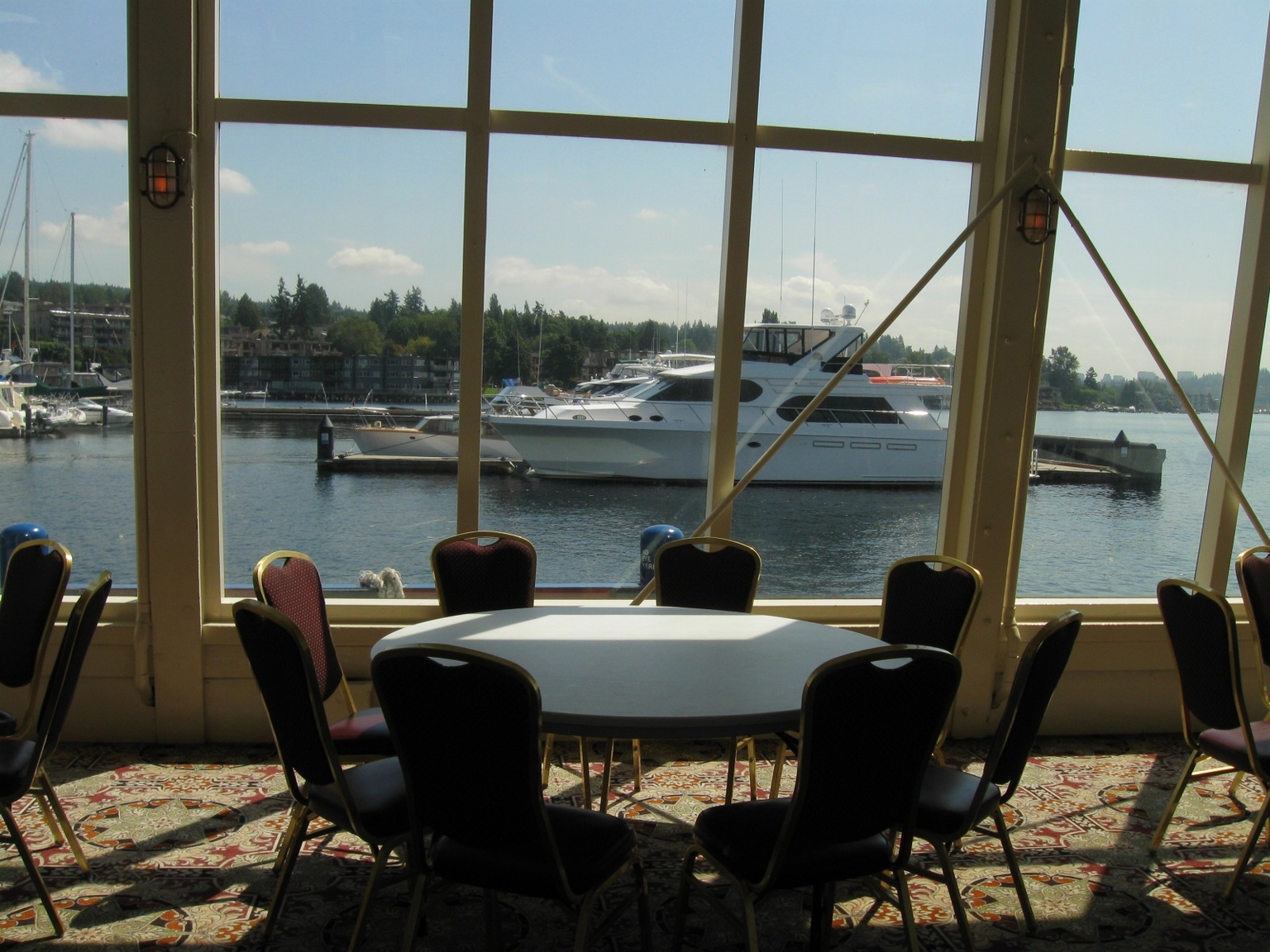 Plenty of good seating with lots of views