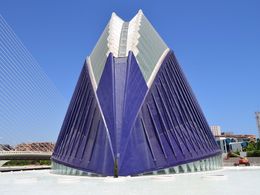 Photo of The Agora. The Agora is a multifunctional structure within the science complex of Valencia. , David Lally - May 2015