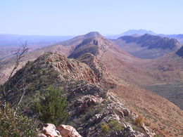 Photo of West MacDonnell Ranges View along the West MacDonnell Ranges from Counts Point on the Larapinta Trail - May 2011