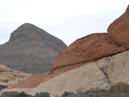 Photo of At Red Rock Canyon One of the larger peaks. I wish I had got a picture of the edge of the strip you can see from Red Rock. , Denise Y - January 2016