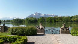 Photo of The site of the scene where the children fell into the water The site of the scene where the children fell into the water with the stunning mountain in the background. , Charles S - May 2014