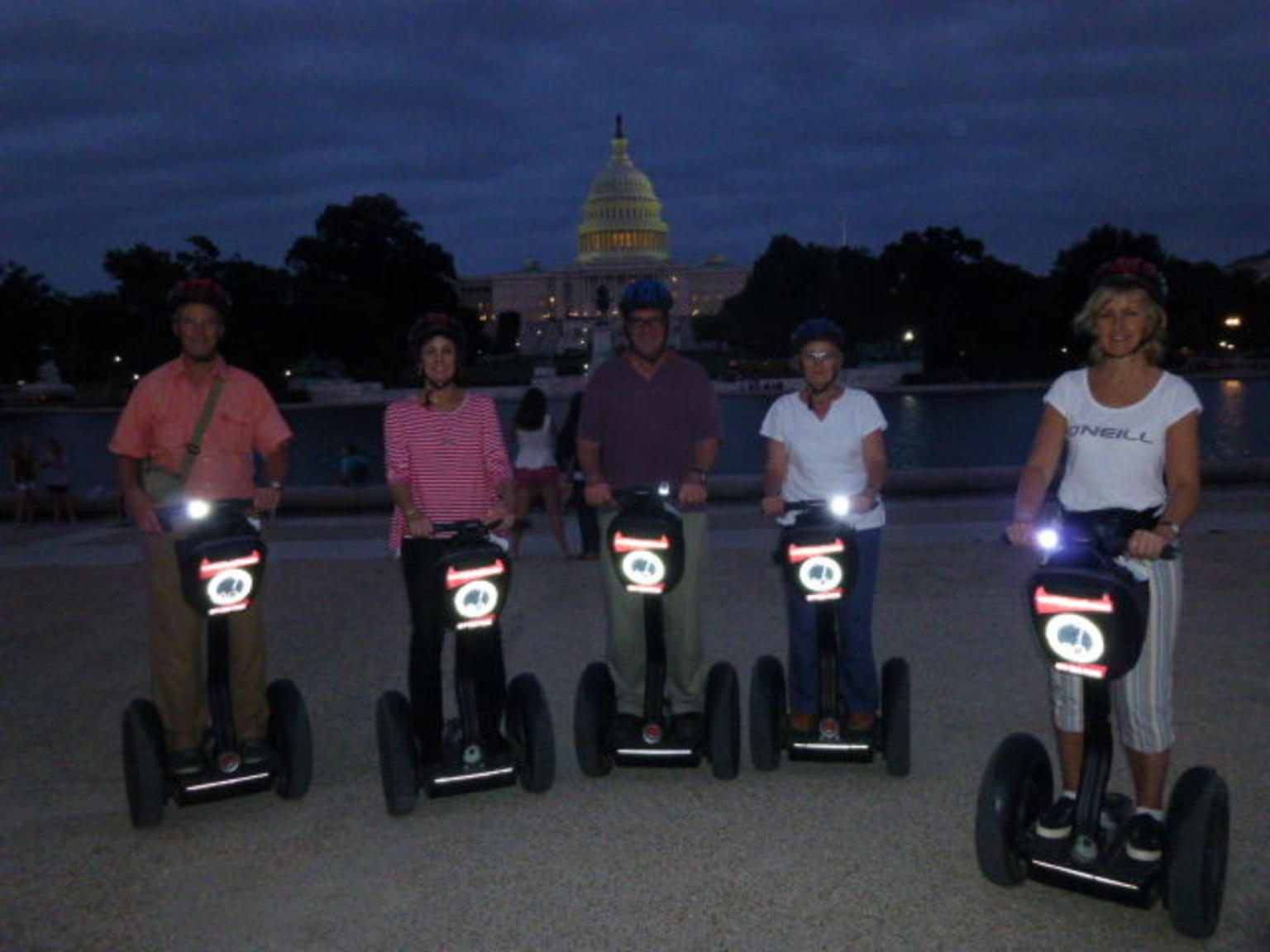The sun was just going down when we went to the capitol.