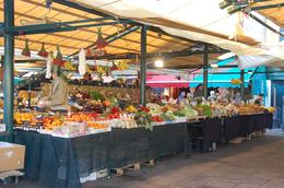 Photo of Rialto Market in Venice Fresh produce market in Venice by Rialto Bridge. Next to it is the fish market. - November 2008