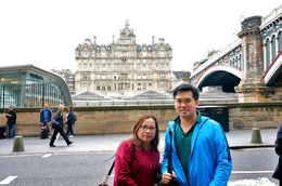 Photo of The balmoral Rocco Forte Hotel The Cardiologist and Radiographer with the luxury five-star hotel and landmark in Ediburgh , acerrt - September 2015