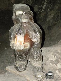 Photo of Salt Dwarf Lots of really good statues in here. This one was almost clear, and lit from within., JON H - June 2010