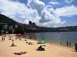 Photo of Stanley Beach The beach at Stanley, near the Stanley Market on the south side of the island. , BethanieKay - July 2014