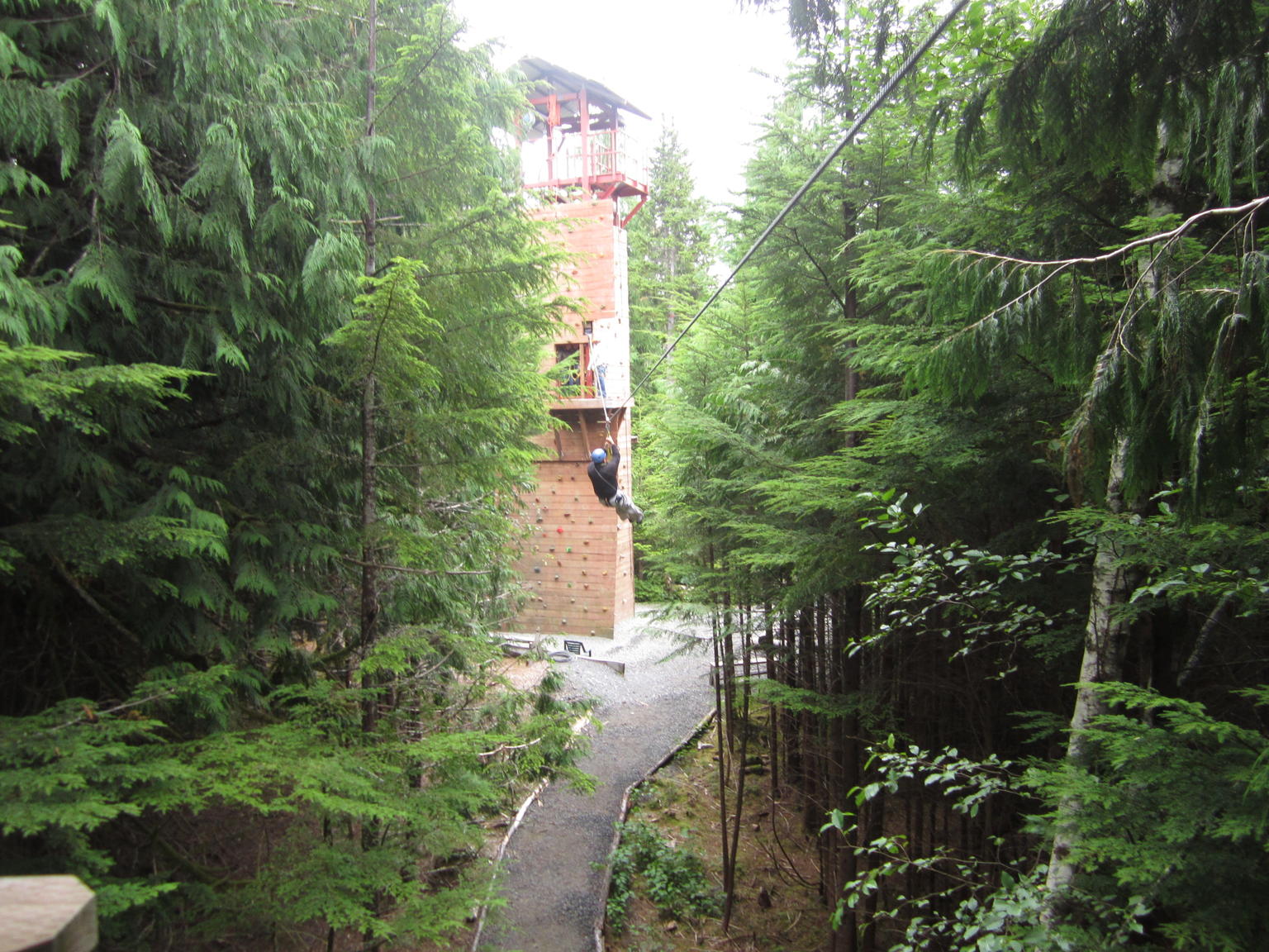 Zip Line to the Tower