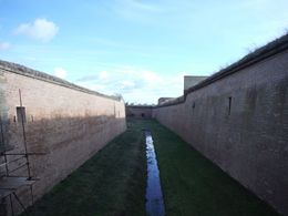 Photo of Between the walls of the lower fortress Built as a prison years before the Nazis came, eventually used to house Gestapo soldiers and war prisoners. Interesting history at this place... , BarbS - February 2016