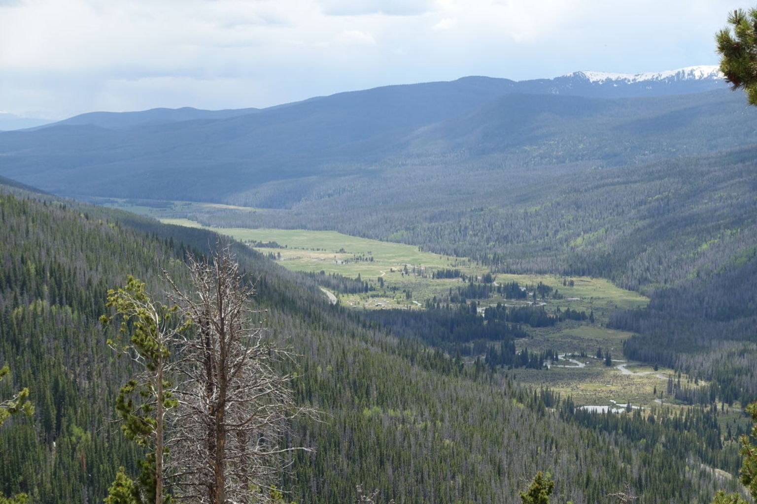 colorado river valley from above