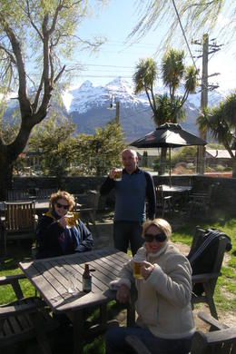 Photo of Dart River Jet Boat Ride A well earned brew at the end of the jetboat ride !, Tighthead Prop - March 2014
