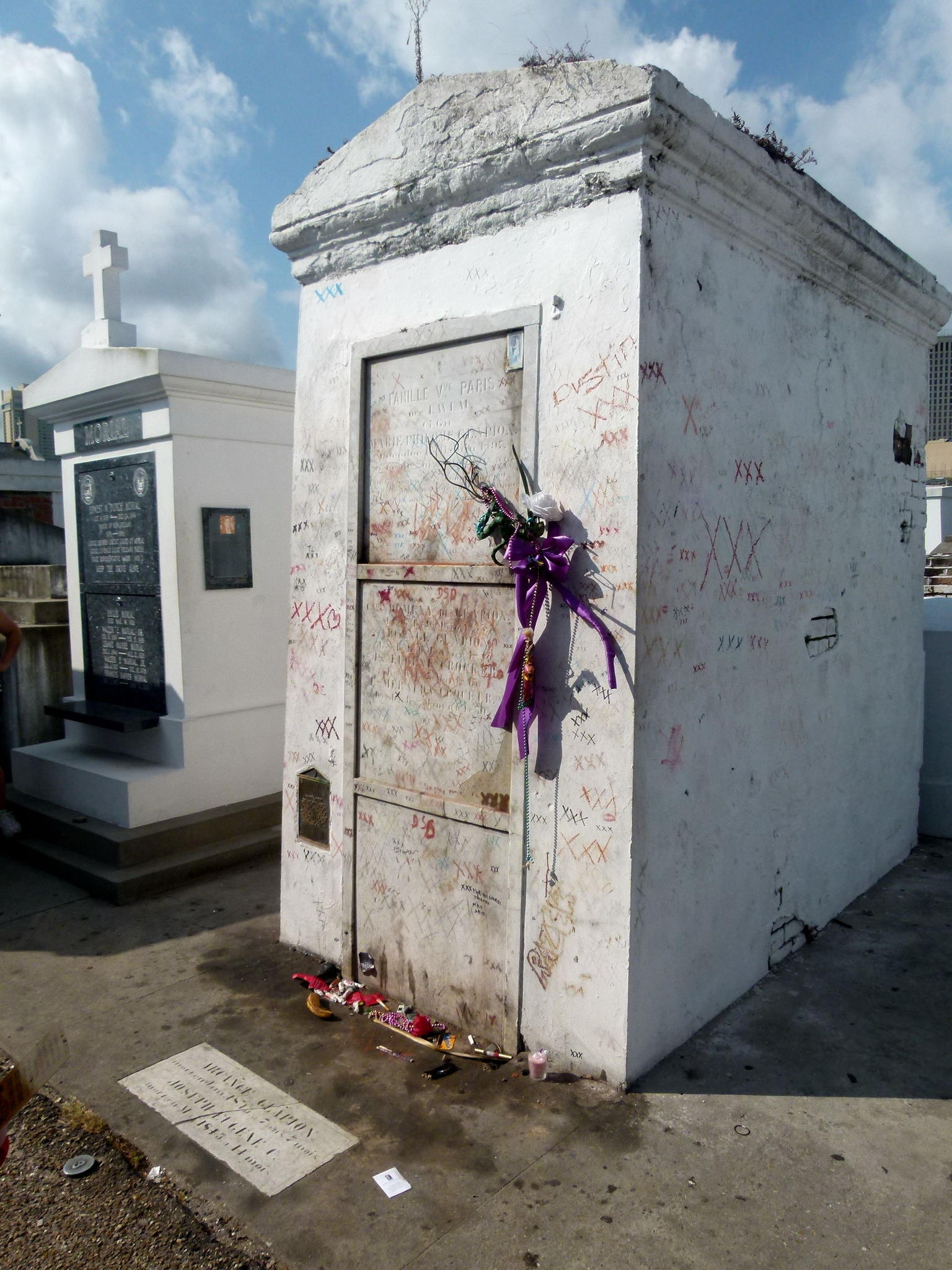 Embellishment on the Tomb of Marie LaVeaux