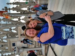 Photo of Tour guide with my bride on Duomo Roofto Larissa was fabulous. She even let me wife play tour guide for a few minutes , mbafsuno1 - June 2016