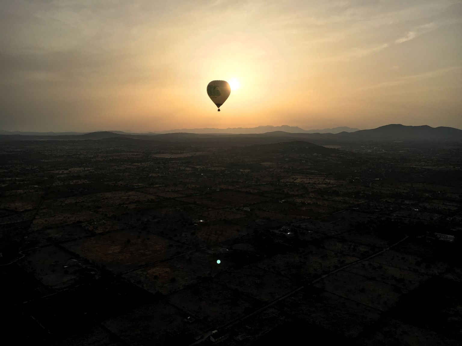 Ballooning at Sunset