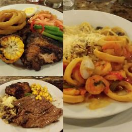 Photo of Dinner Buffet Chef staffed Buffet with fresh pasta station and Grill Master - steak, pork lion, corn, chicken - salads and desert bar and fixin's galore , Haynes M - June 2016