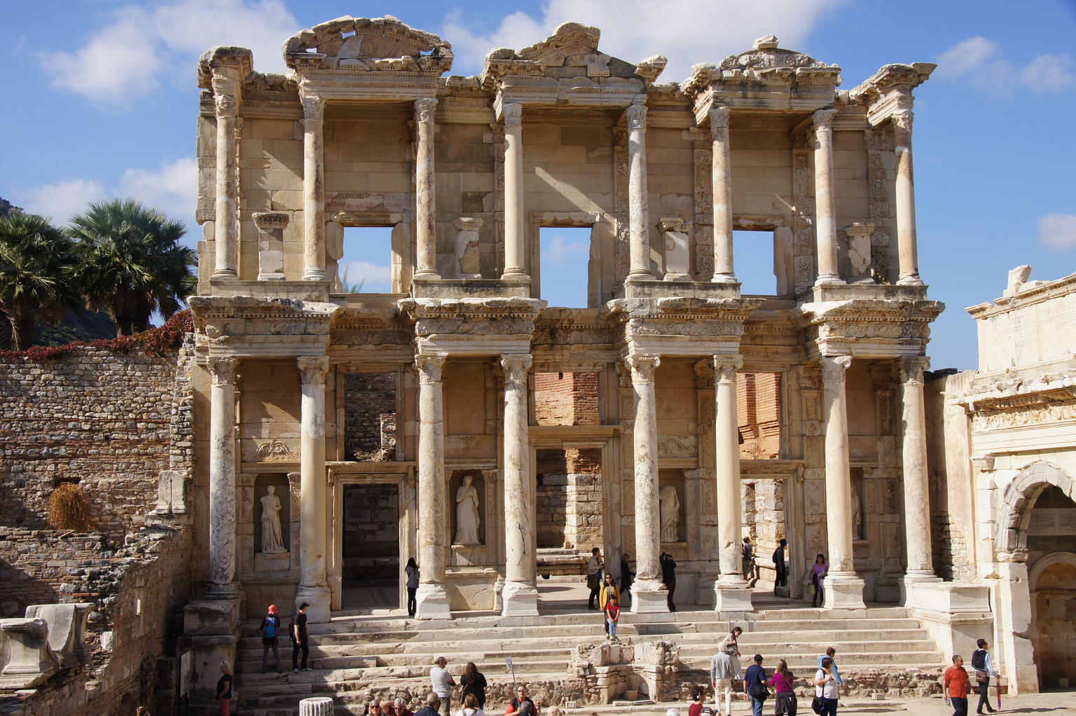 The facade of the Library in Ephesus