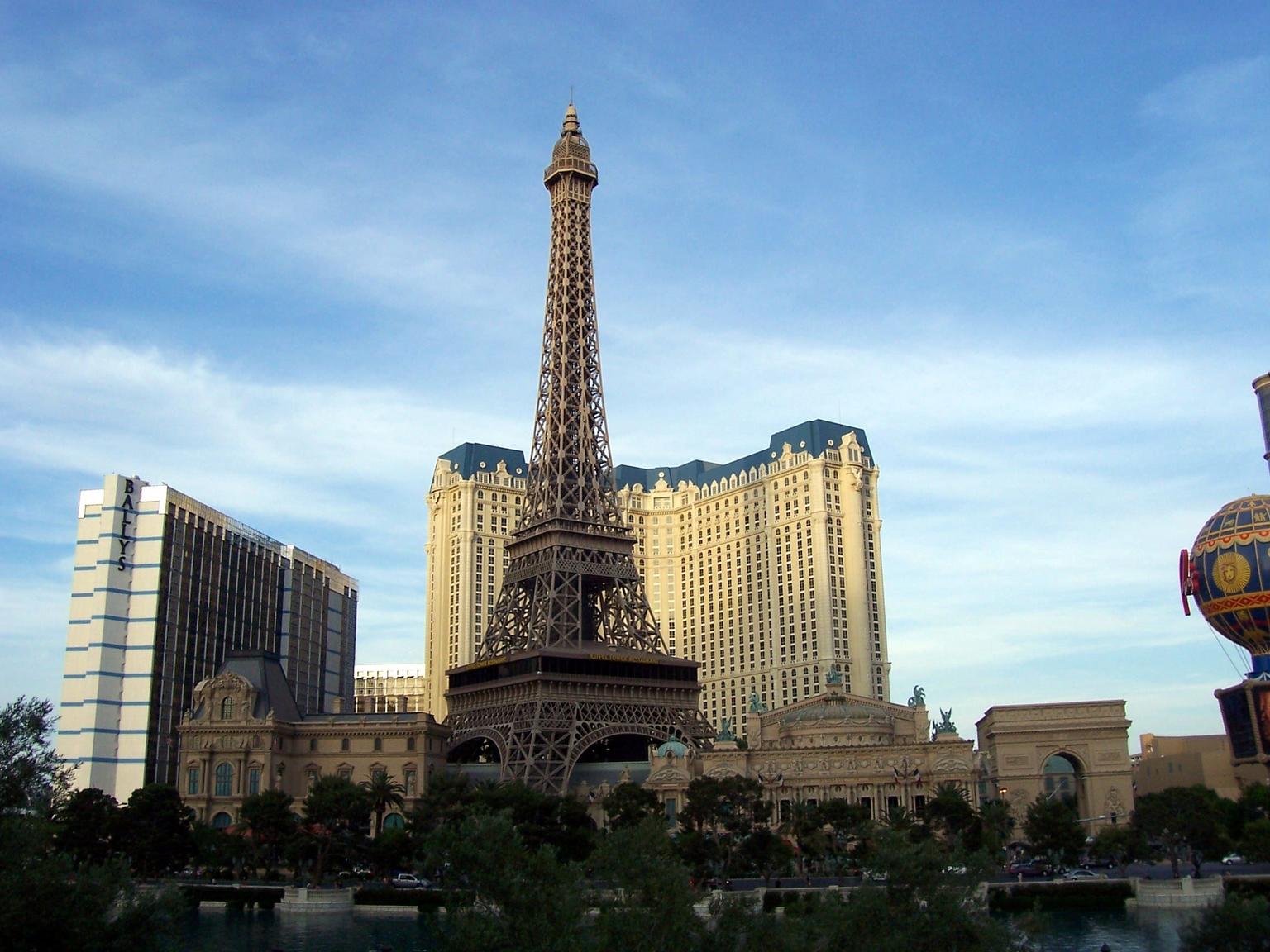The Eiffel Tower Viewing Deck Paris Las Vegas NV, USA 10-03-18 The