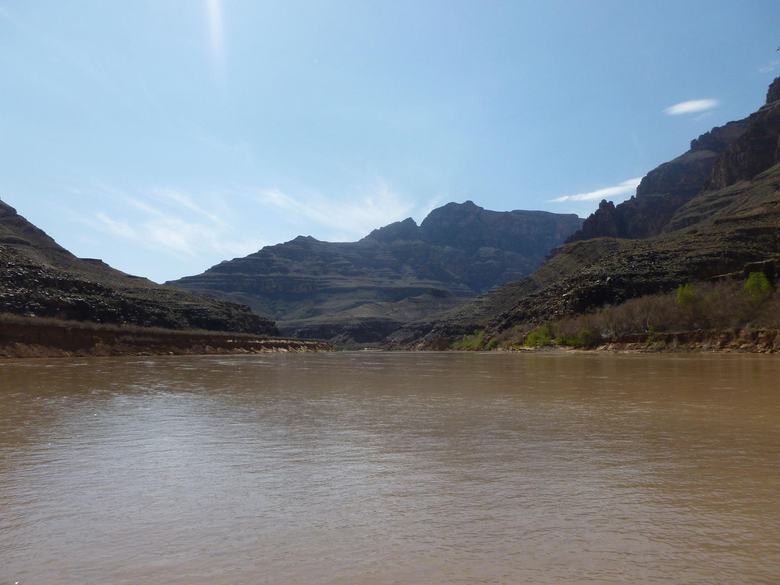 View of the Canyon from the river