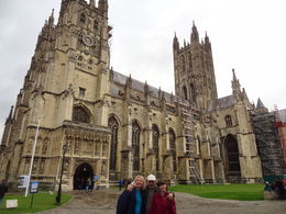 Photo of Canterbury Cathedral Outside Canterbury Cathedral with Steve, our witty and helpful tour guide! , Martin S - July 2016