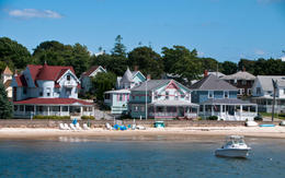 Photo of Cottage Colony A Victorian cottage colony on a quiet bay on Cape Cod, Massachusetts. - May 2011