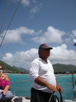 Photo of Our Captain in Canada II He gave great instruction and you certainly felt like part of the crew..., JennyC - August 2011