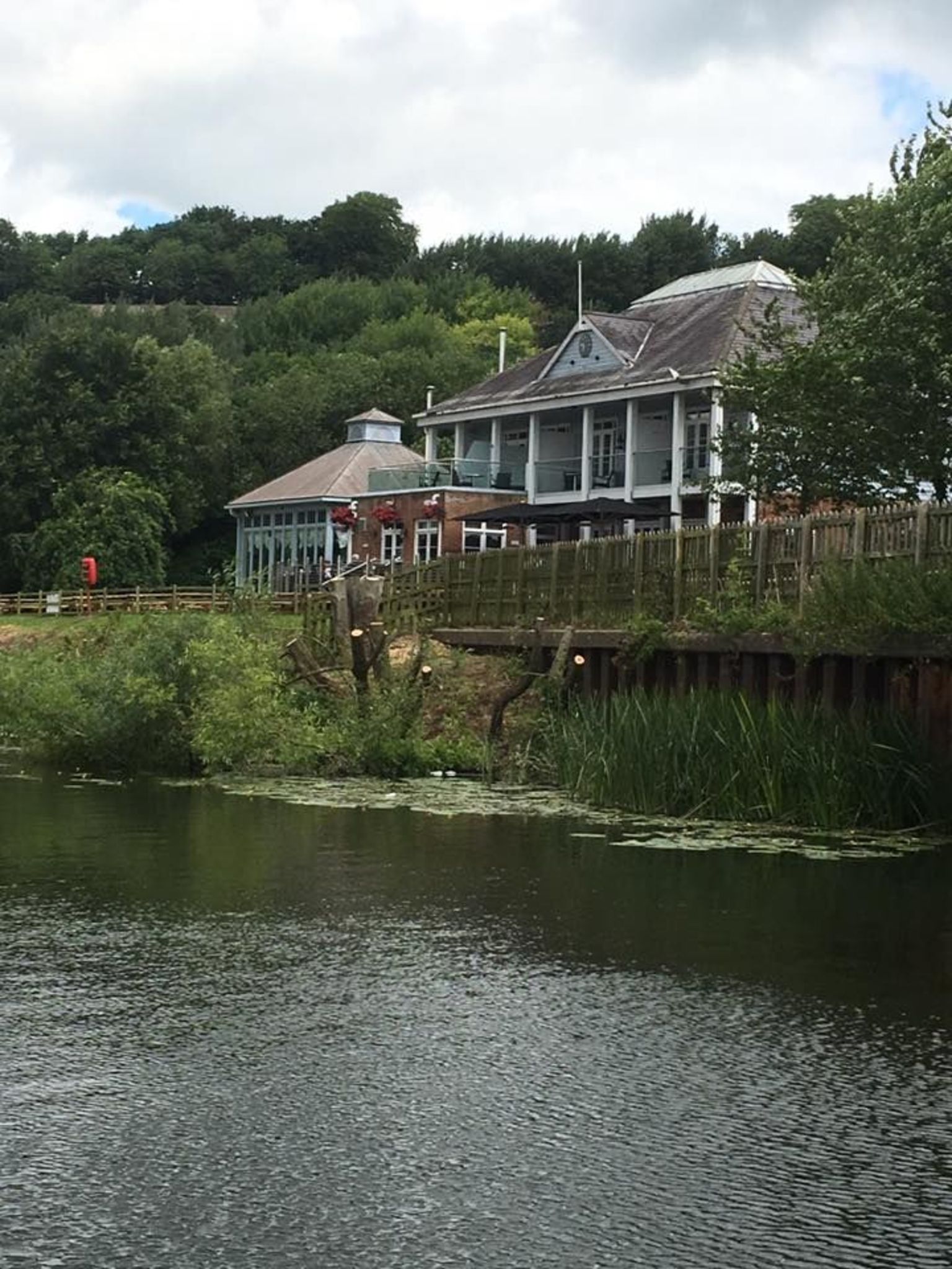 The boat house for lunch