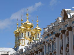 Photo of Outside view of Catherine Palace Outside view of Catherine Palace showing architectural features , Rodger G - May 2016