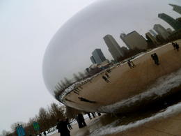 Photo of The Week After the Blizzard After surviving the huge blizzard that hit Chicago this February, I decided to brave the cold and venture out for some tourist activity. The skyline looks lovely reflected in and quot;The Bean, and ... , JackieD - March 2011