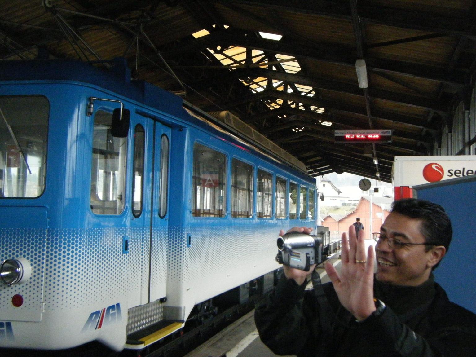 Train to Mt Rigi