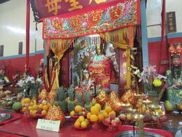 Photo of Beautiful shrine/temple inside Stanley Park Arlene and Jim Jacobs at the Temple inside Stanley Market , Arlene J - July 2013