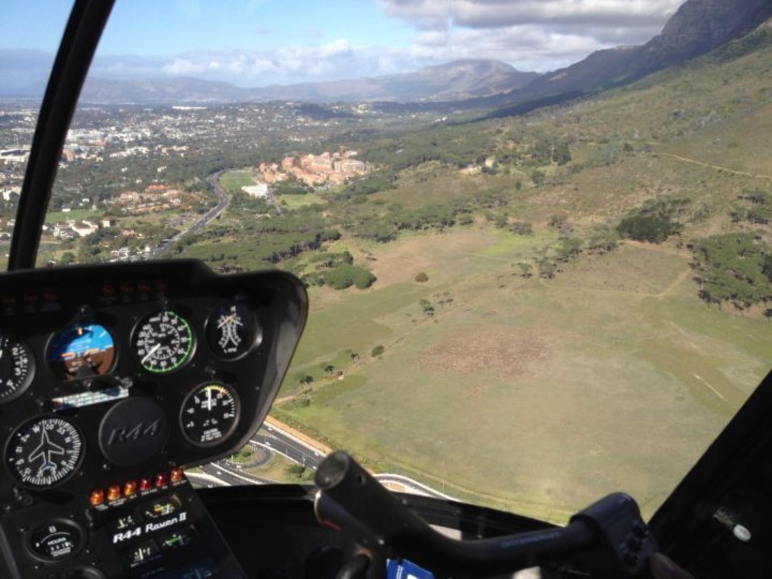Cape Town view from Helicopter