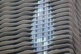 Photo of Chicago Apartment Building. This pictures was taken from the boat during the Chicago Architecture River Cruise. , Graham W - August 2015