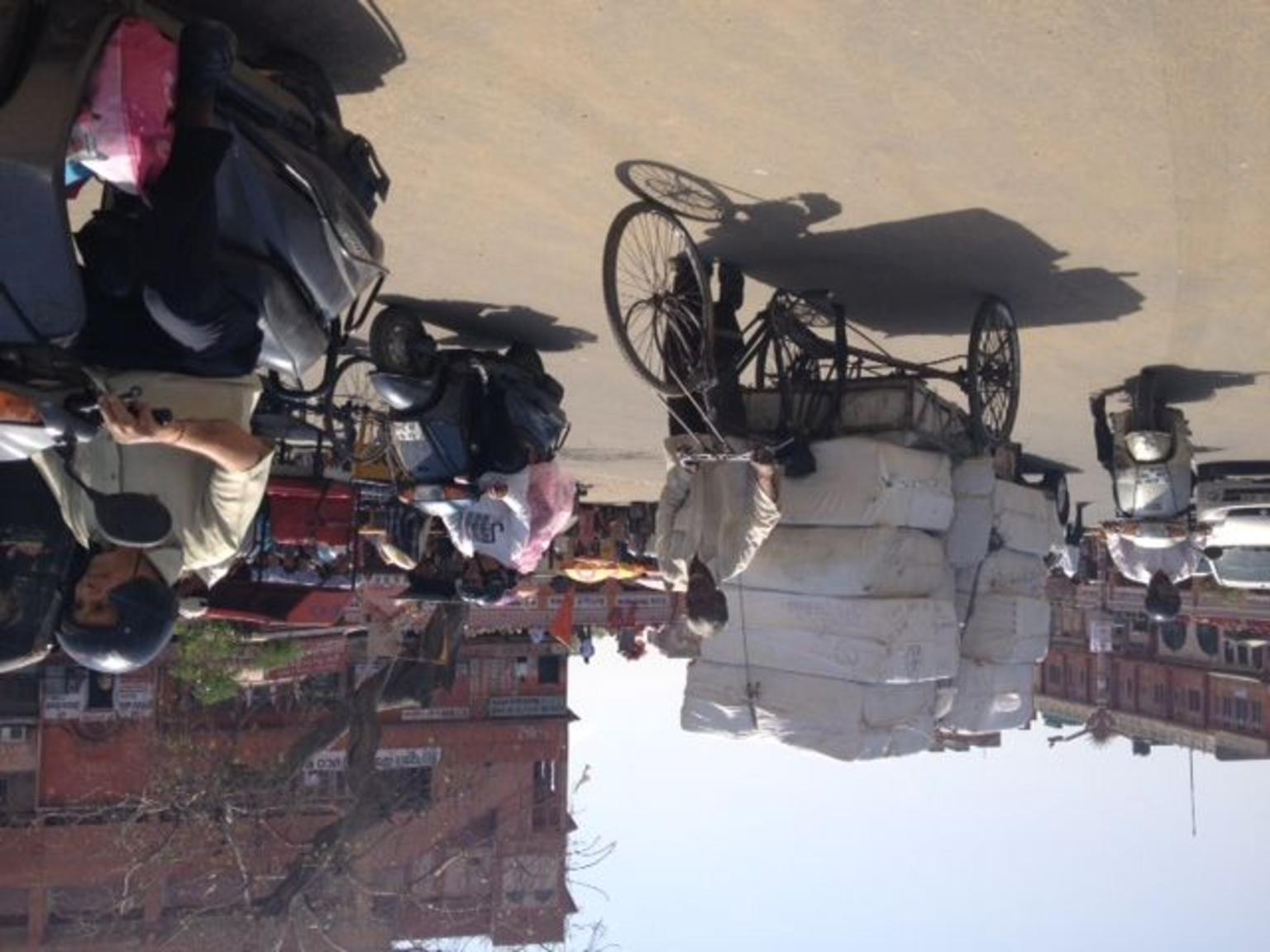 Loads on bicycle