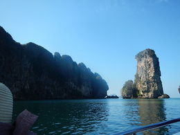 Photo of Rock formations on the way to Koh Phi Phi Lots of great photo opportunities on the boat trip. , Sheryl V - April 2015