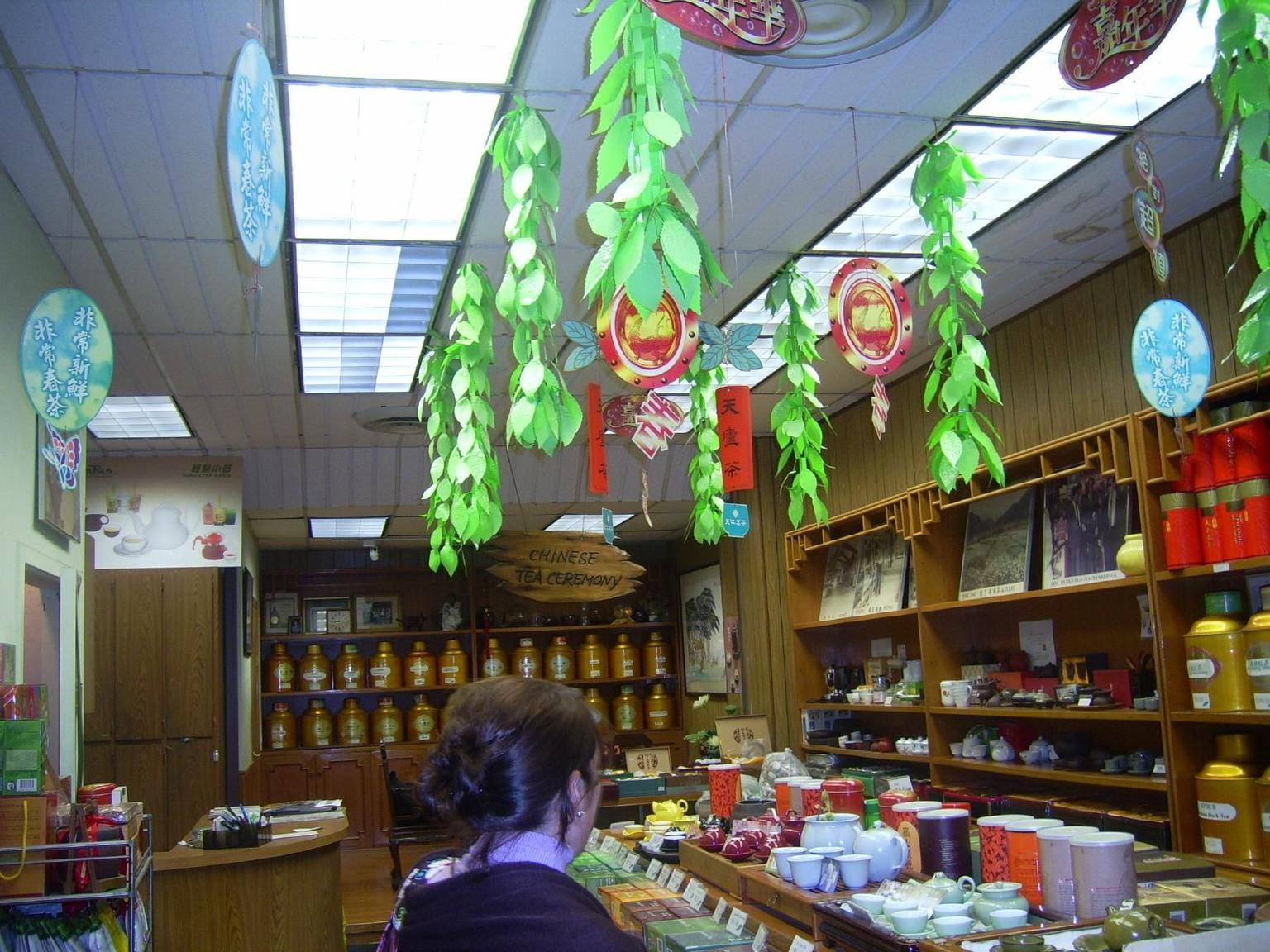Tea shop in Chinatown, San Francisco
