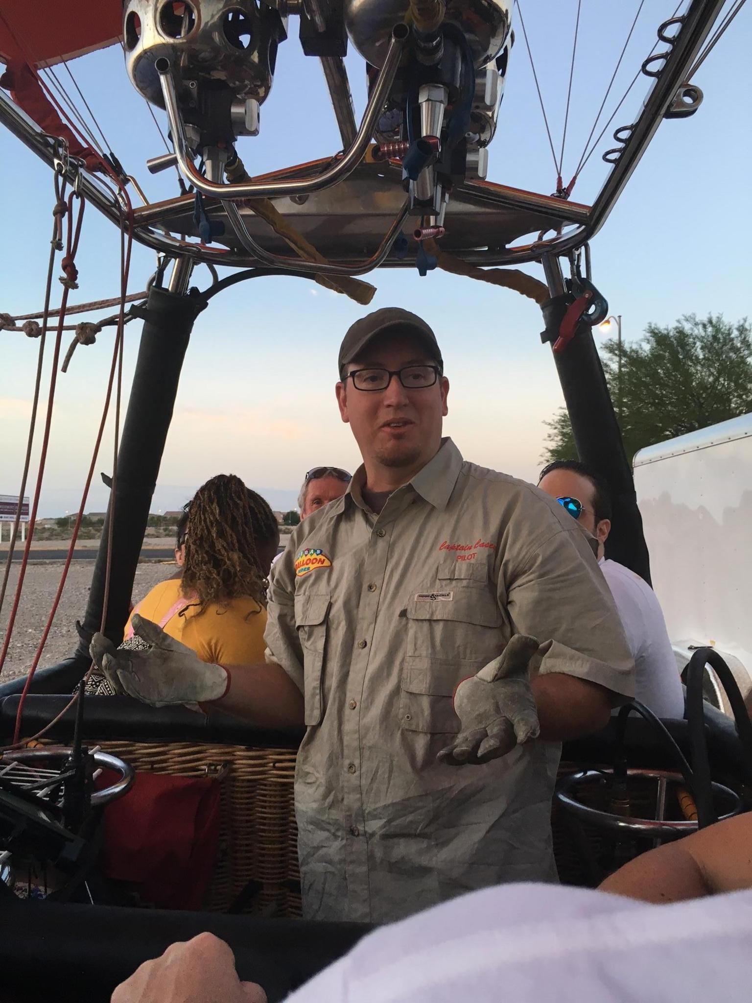 Our Awesome Hot Air Balloon Pilot