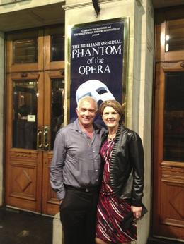 Photo of Steve and Leanne Photo taken after show outside of theatre, great show. , SAB - September 2013
