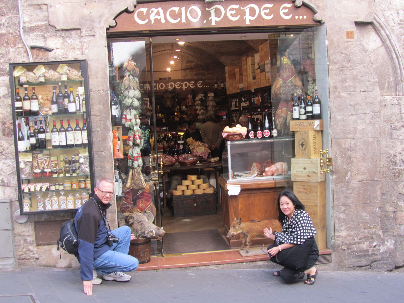 Touring Stop In Assisi - Sidewalk Cafe