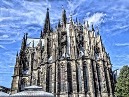 Photo of Cologne cathedral. This photograph was taken at the rear of Cologne's cathedral. , David Lally - September 2015