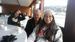 Photo of In the main room of the Ship, Bosphorous River Cruise with Viator Me and my daughter Ingrid and my wife Jenny , EDDY F - February 2016