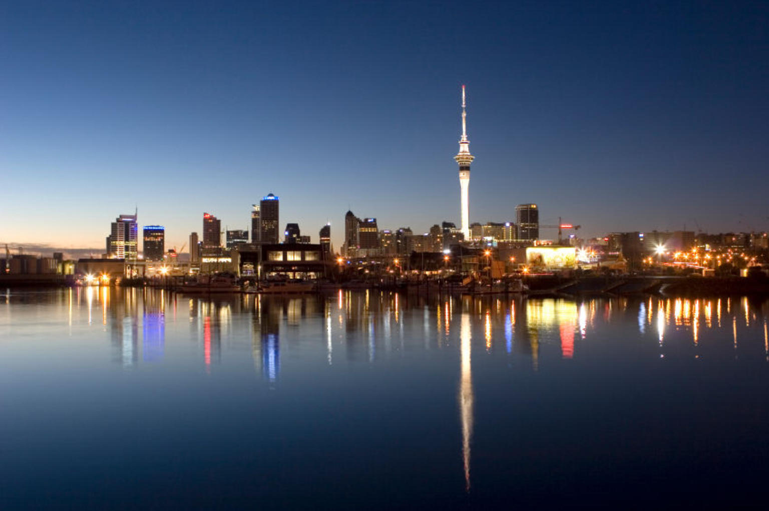 Auckland by night