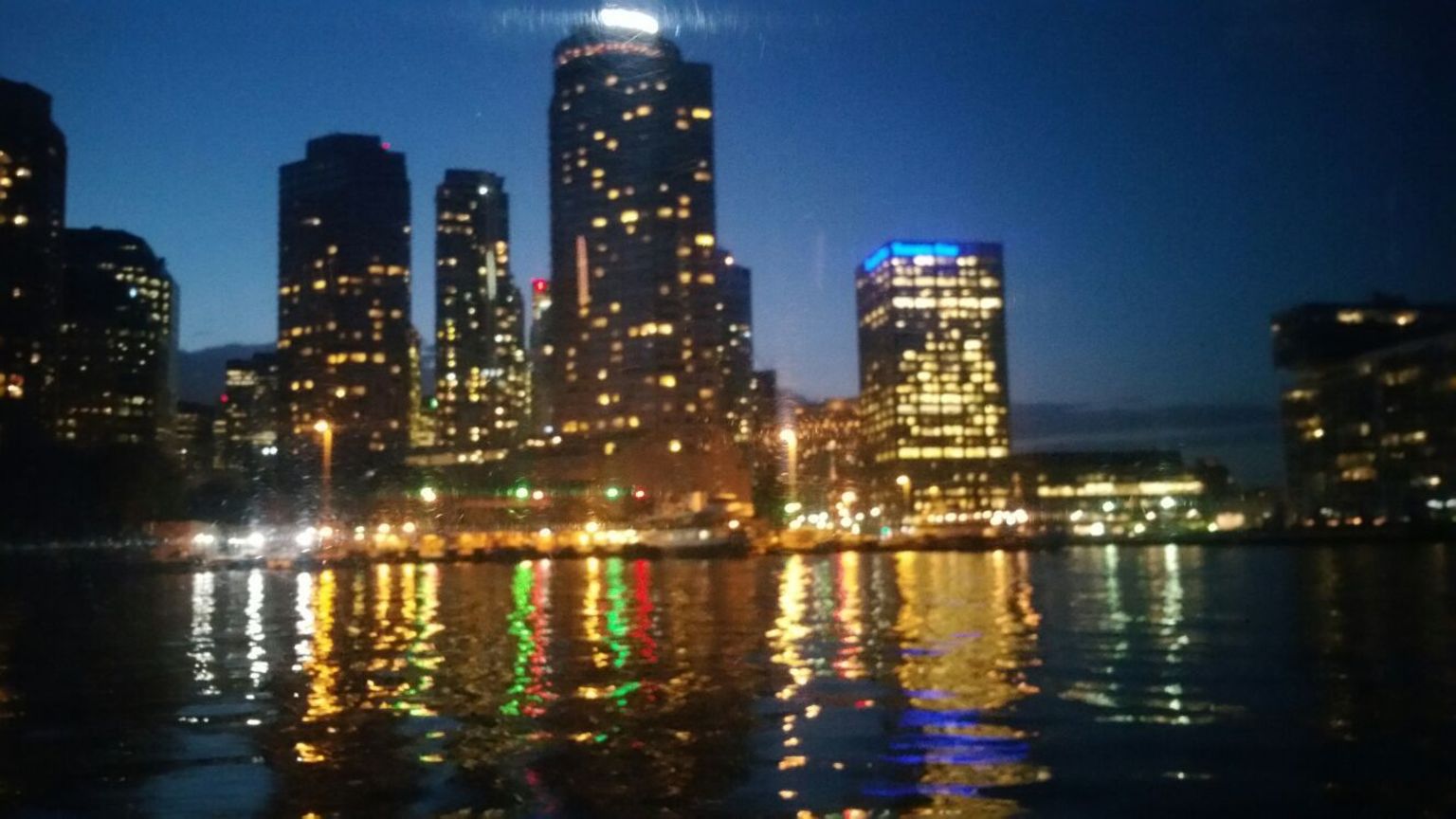 Toronto night skyline